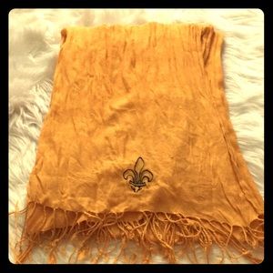 Golf fleur de lis scarf